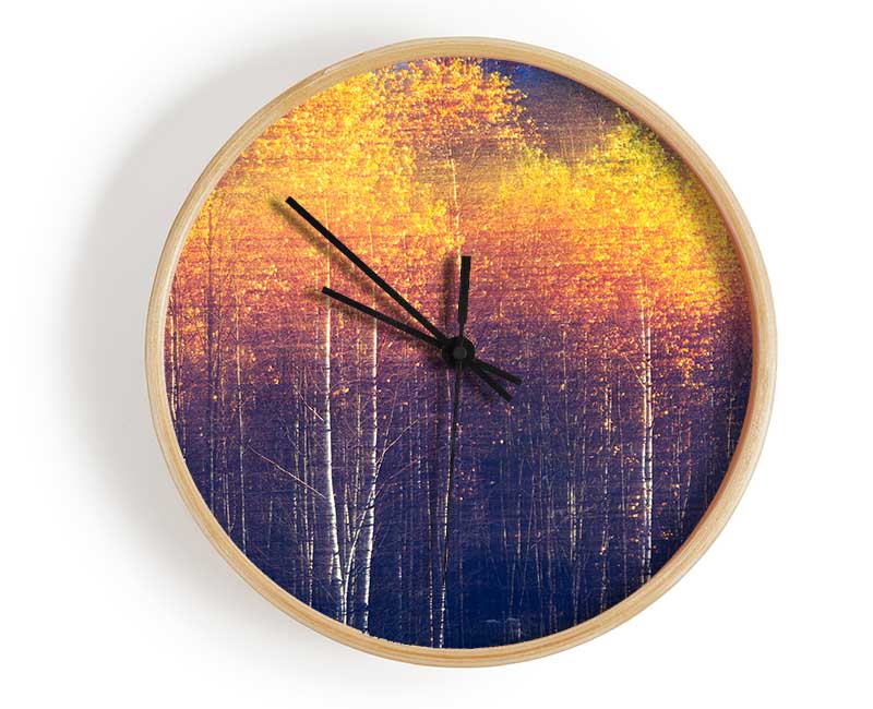 Just Gold Clock - Wallart-Direct UK