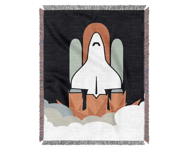 Rocket Blast Woven Blanket