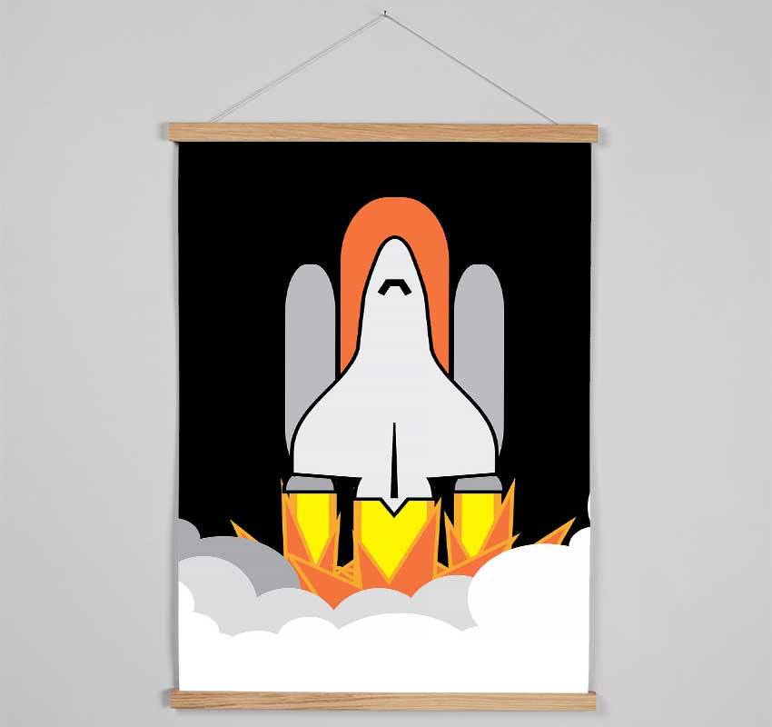 Rocket Blast Hanging Poster - Wallart-Direct UK