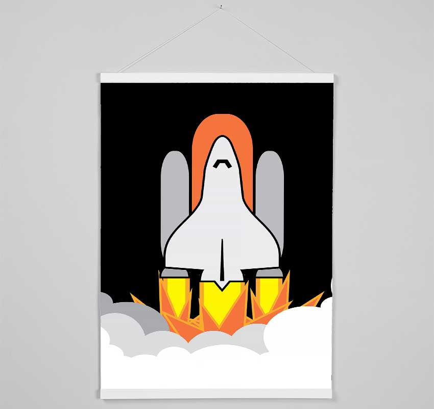 Rocket Blast Hanging Poster - Wallart-Direct UK