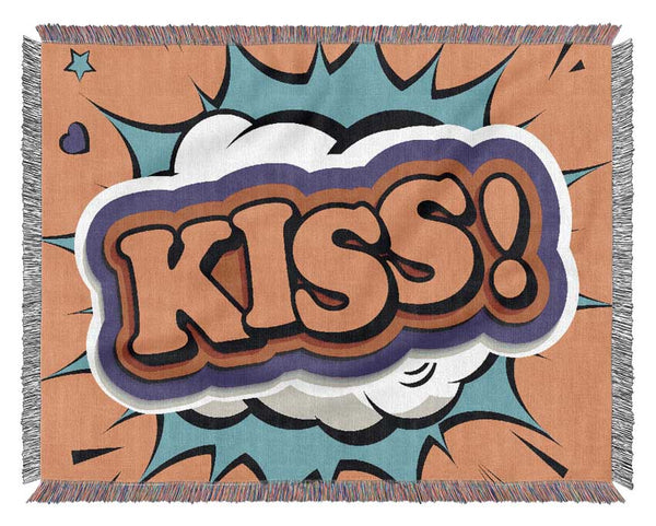 Kiss Woven Blanket