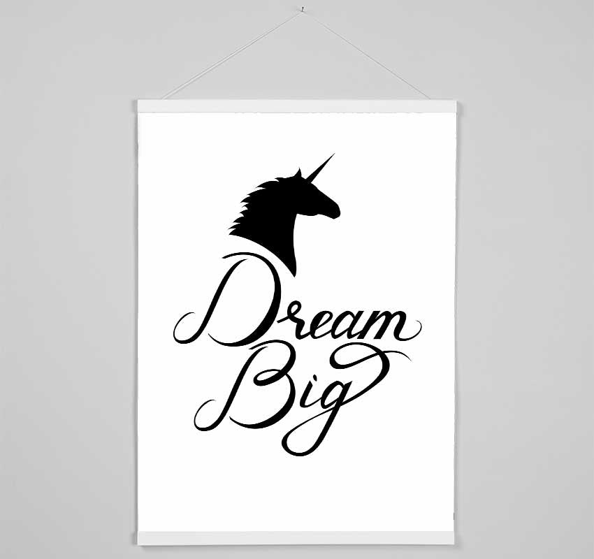 Dream Big Unicorn Hanging Poster - Wallart-Direct UK