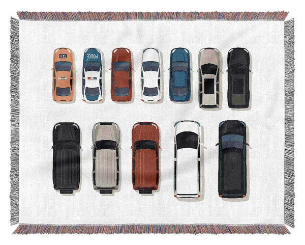 Car Selection Woven Blanket