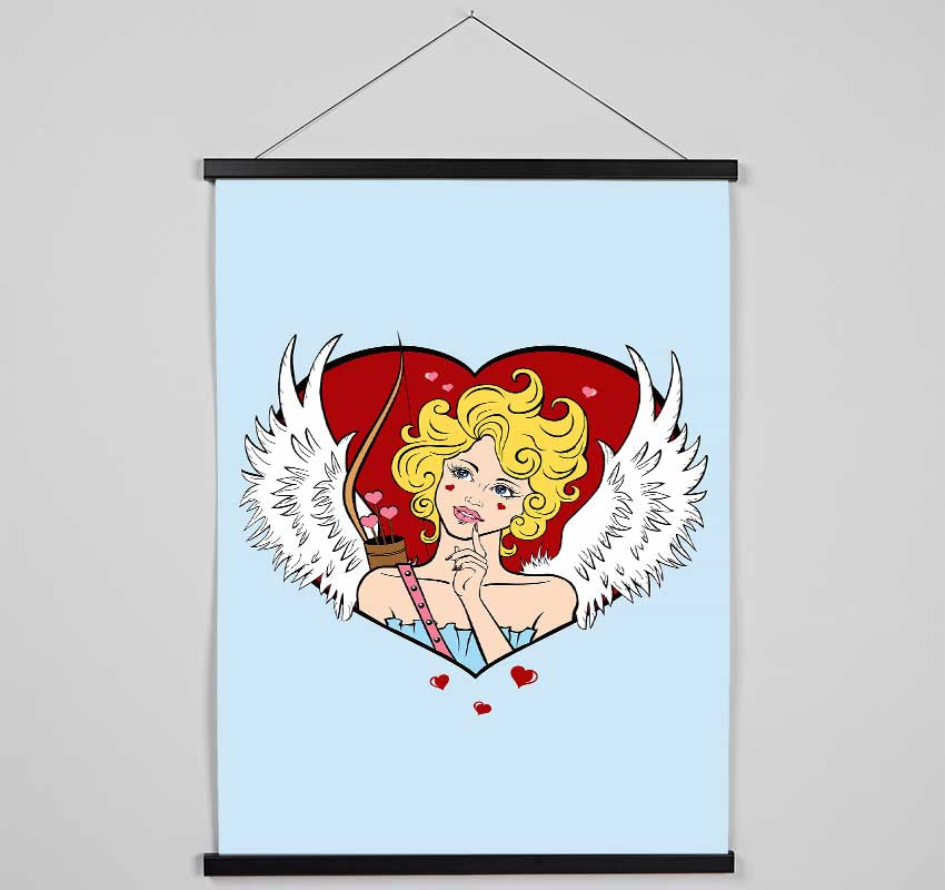 Cupid Love Finder Hanging Poster - Wallart-Direct UK