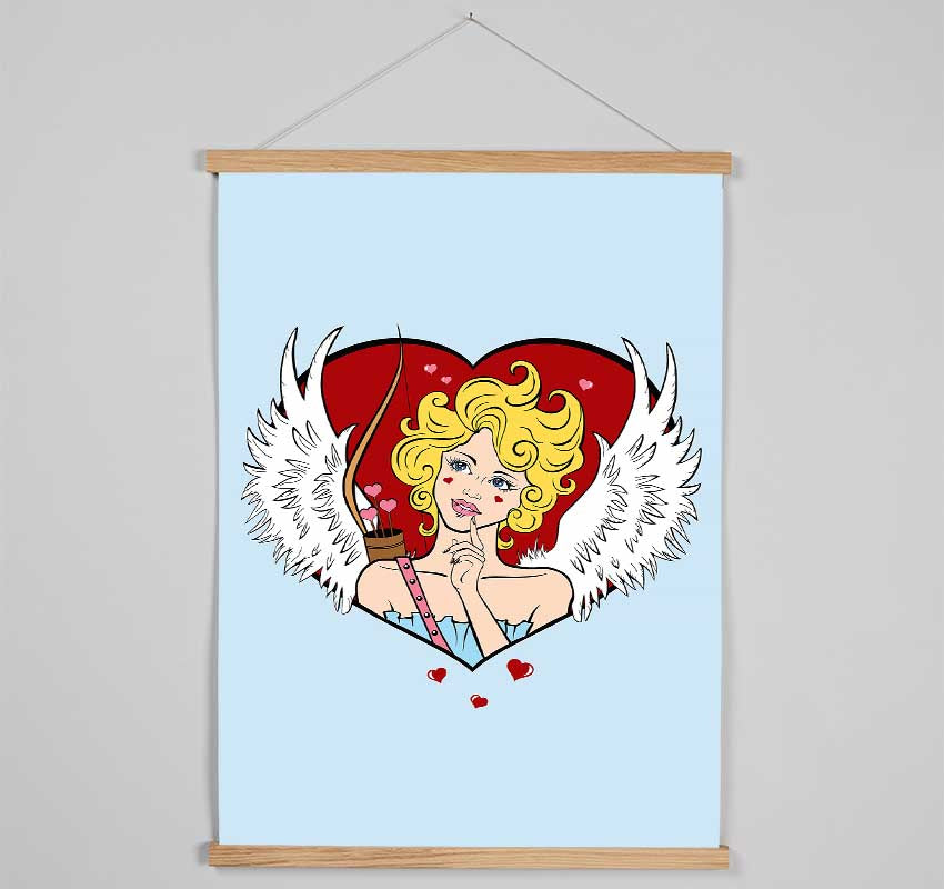 Cupid Love Finder Hanging Poster - Wallart-Direct UK