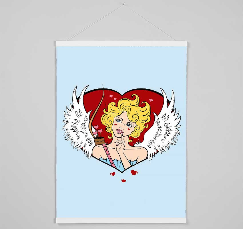 Cupid Love Finder Hanging Poster - Wallart-Direct UK