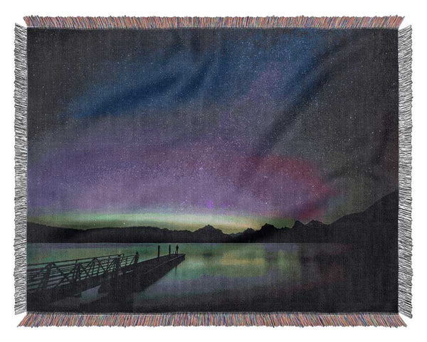 Northern Light Glow Woven Blanket