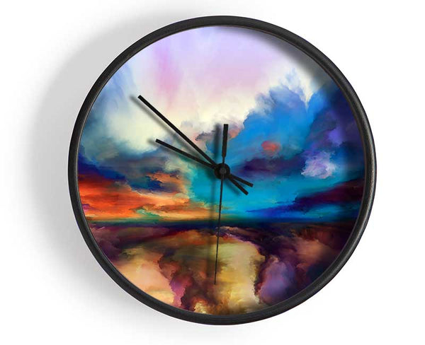 Cloud Burst Clock - Wallart-Direct UK