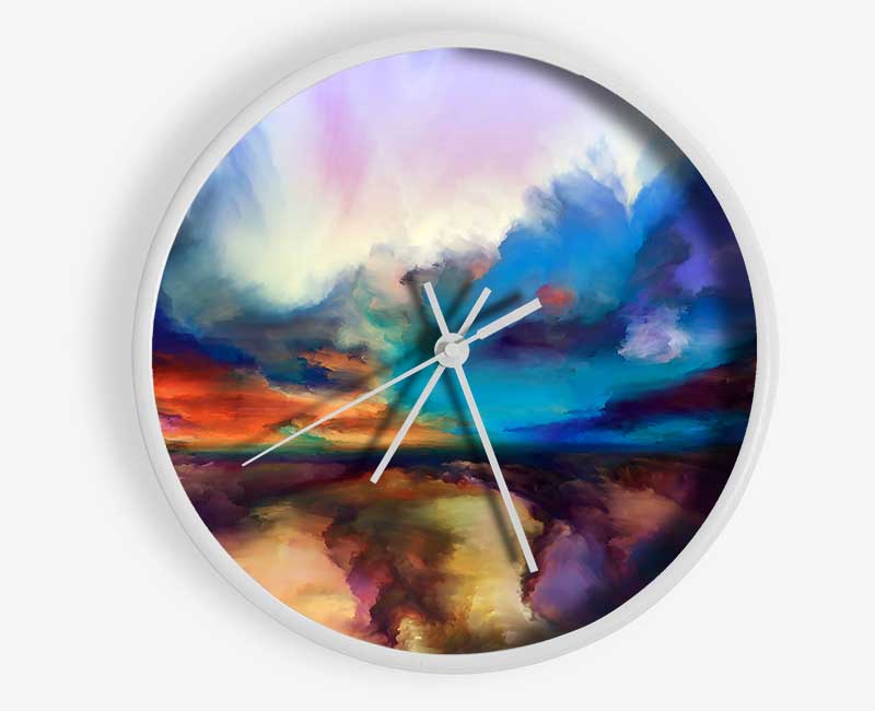 Cloud Burst Clock - Wallart-Direct UK