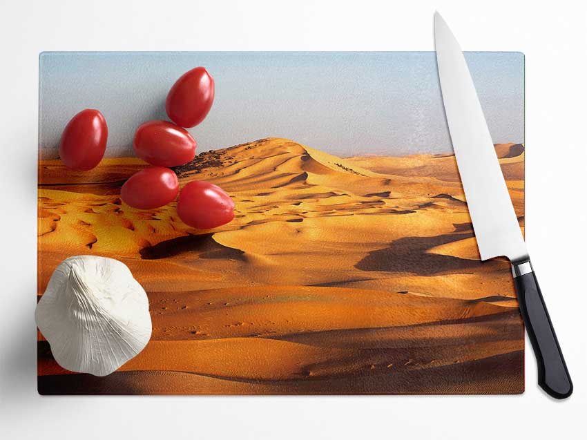 Desert Mound Glass Chopping Board