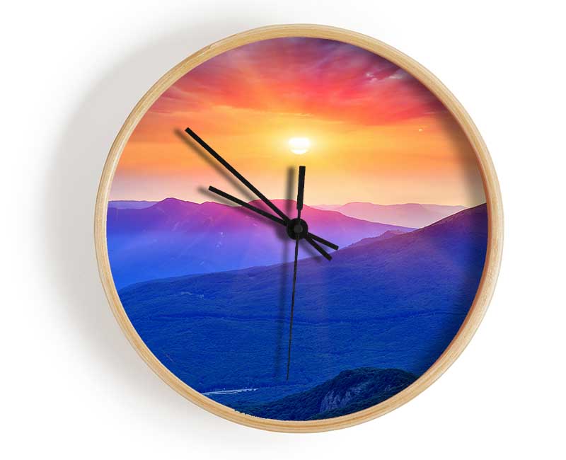 Sun Star Burst Clock - Wallart-Direct UK