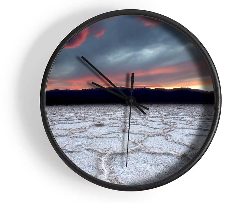 Ice Desert Clock - Wallart-Direct UK