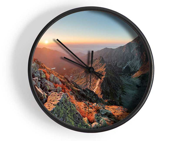 Red Rock Sun Beam Clock - Wallart-Direct UK