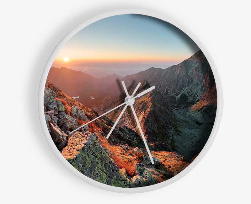 Red Rock Sun Beam Clock - Wallart-Direct UK