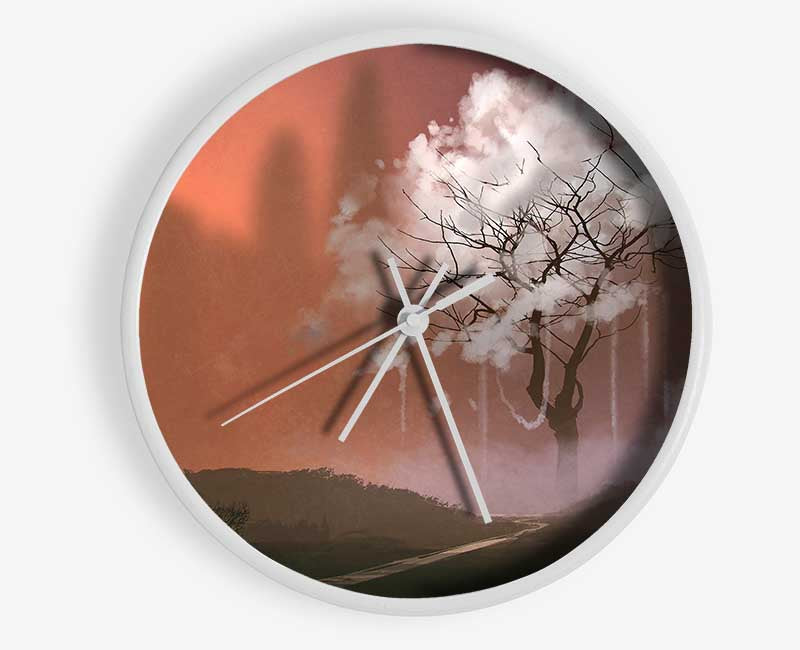 Cloud Tree Clock - Wallart-Direct UK