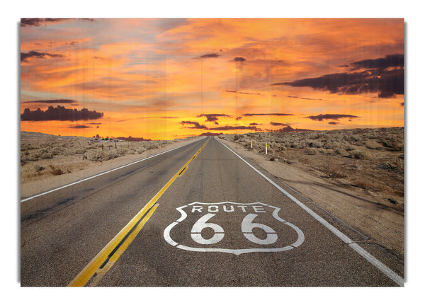 Route 66 Sunset