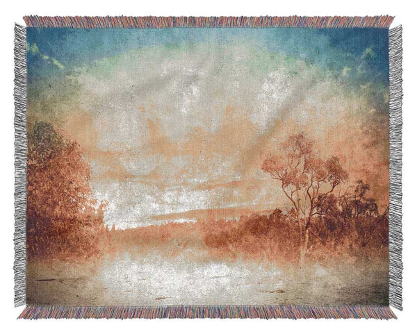 Sun Blaze Autumn Woven Blanket