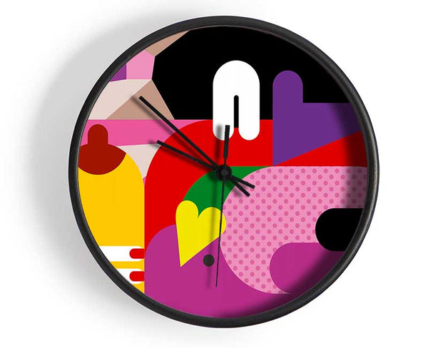 His And Hers Love Clock - Wallart-Direct UK