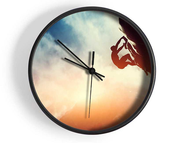 Rockface Climb Clock - Wallart-Direct UK