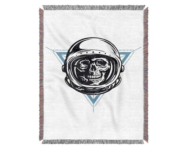 Space Skull Woven Blanket