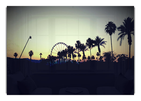 Fairground At Dusk