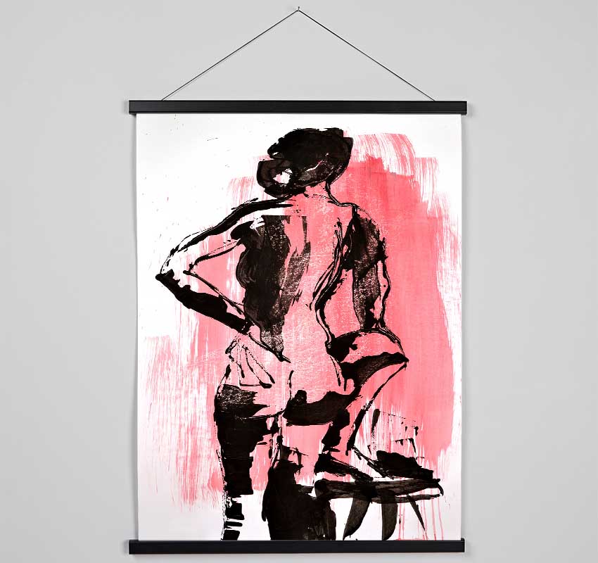 Nude Modeling Hanging Poster - Wallart-Direct UK