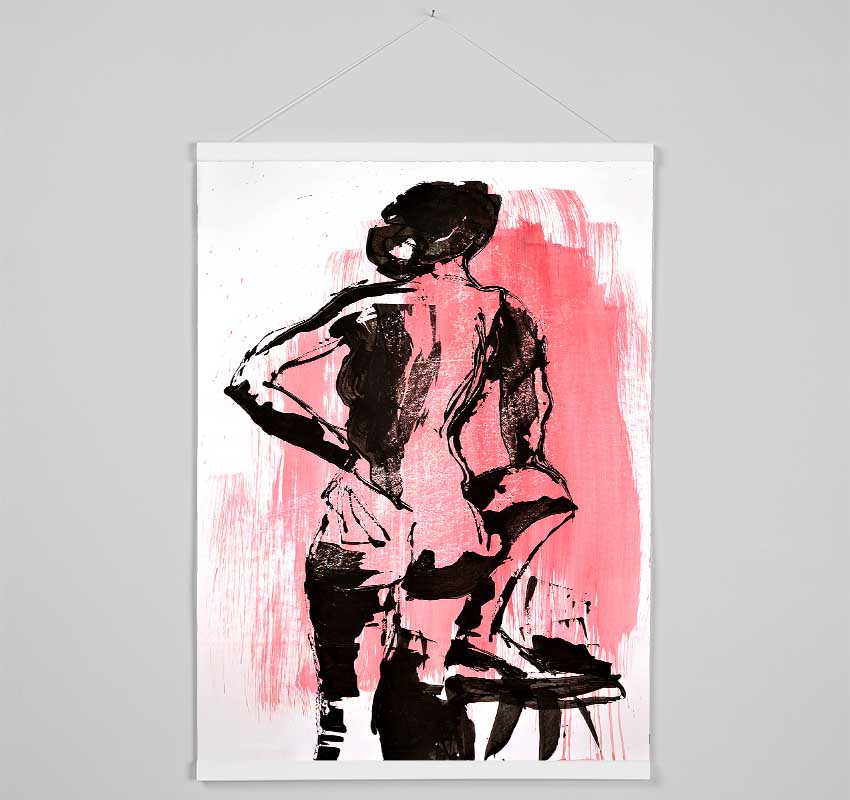 Nude Modeling Hanging Poster - Wallart-Direct UK