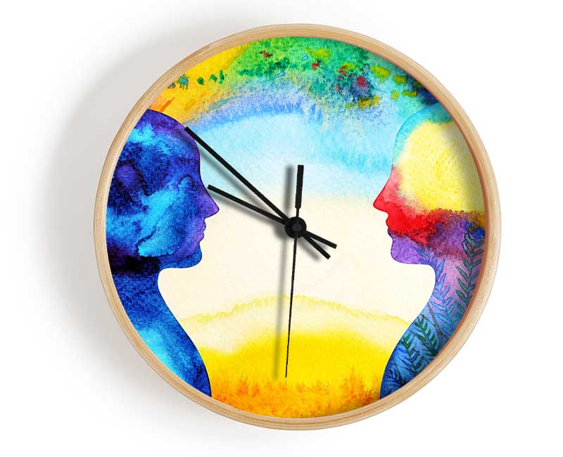 Telepathic Thinking Clock - Wallart-Direct UK