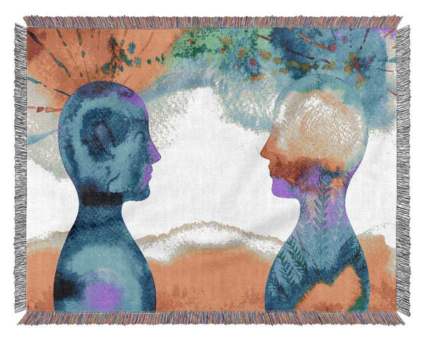 Telepathic Thinking Woven Blanket