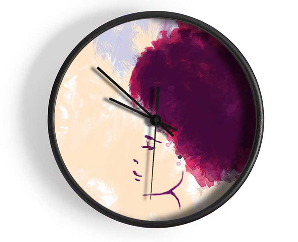 Red Tree Floating Clock - Wallart-Direct UK