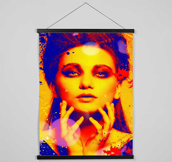 Pop Art Face Hanging Poster - Wallart-Direct UK