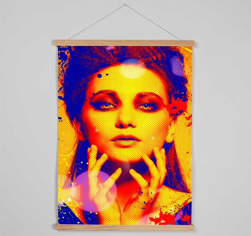 Pop Art Face Hanging Poster - Wallart-Direct UK