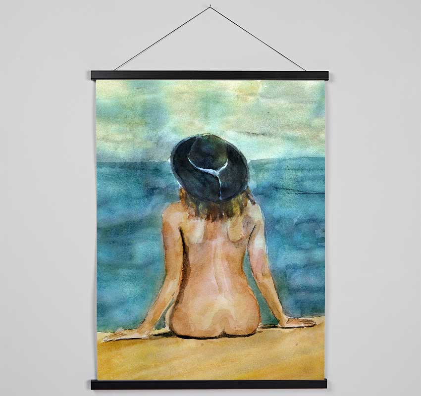 Nudist Beach Hanging Poster - Wallart-Direct UK