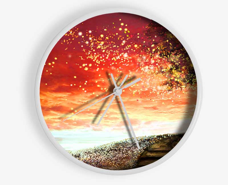 Romantic Star Sparkle Clock - Wallart-Direct UK