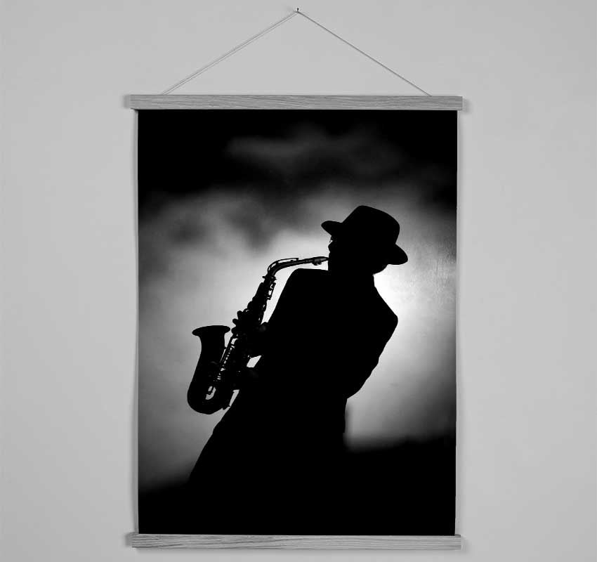 Jazz Player 1 Hanging Poster - Wallart-Direct UK