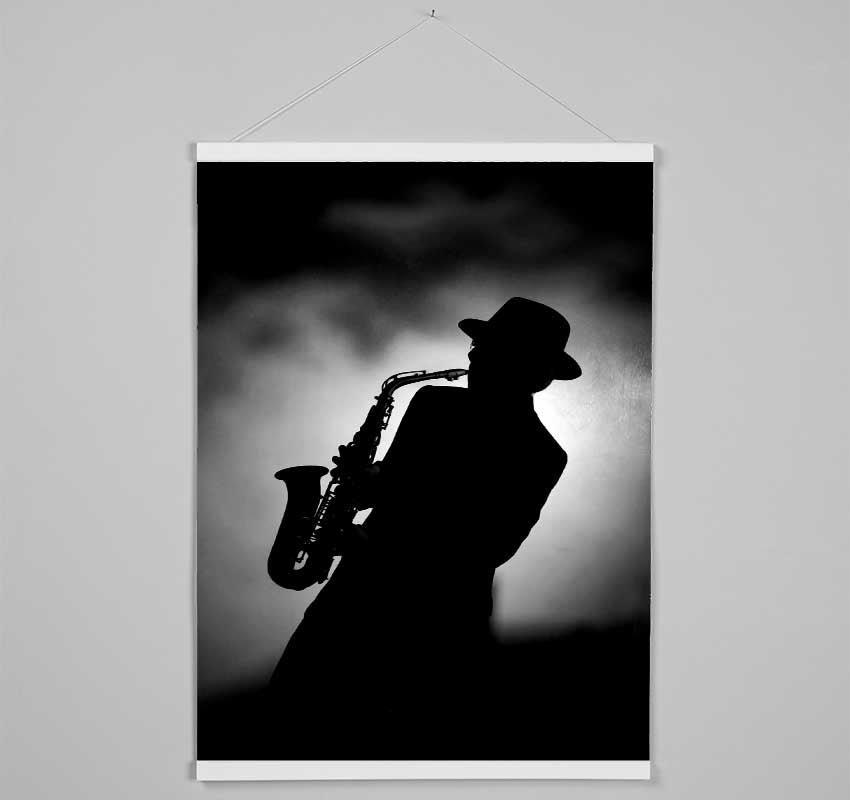 Jazz Player 1 Hanging Poster - Wallart-Direct UK