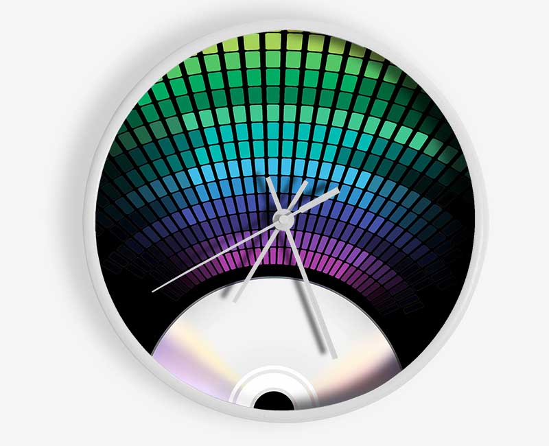 Rainbow Album Clock - Wallart-Direct UK