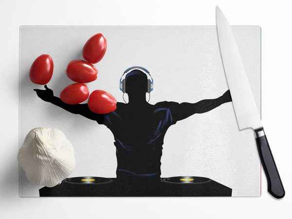 DJ Ready Glass Chopping Board