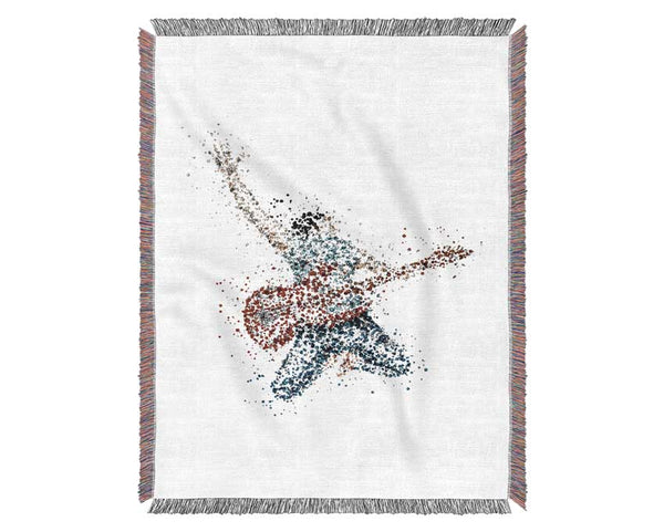 Guitar Hero Woven Blanket