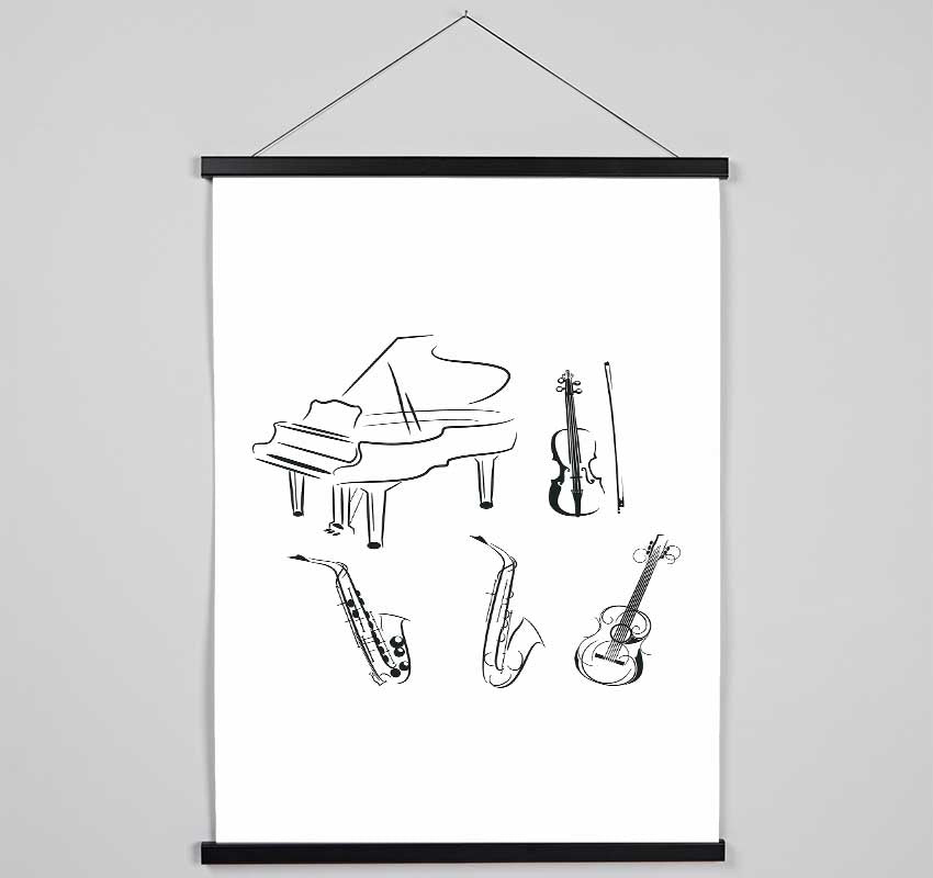 Instruments Ready Hanging Poster - Wallart-Direct UK