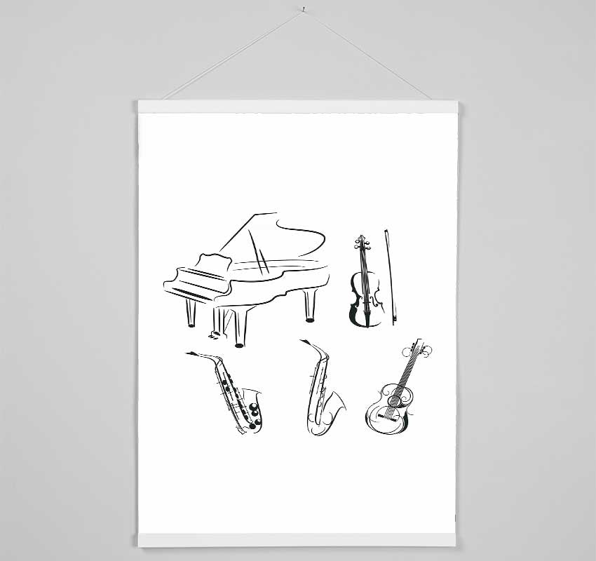 Instruments Ready Hanging Poster - Wallart-Direct UK