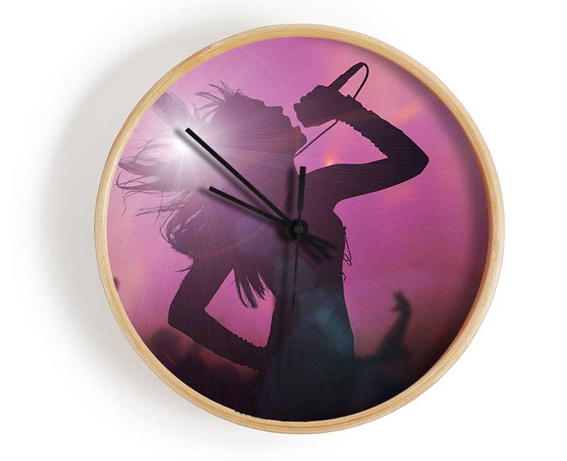 Rock Goddess Clock - Wallart-Direct UK