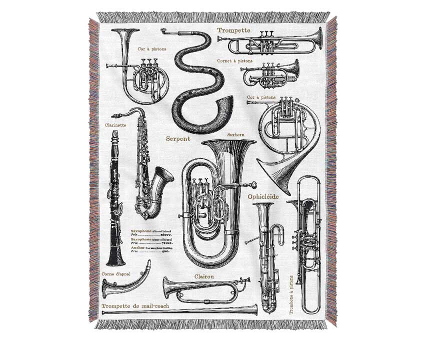 Brass Section Woven Blanket