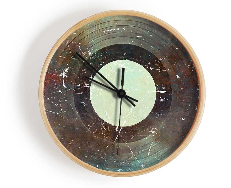 Retro Album Scratch Clock - Wallart-Direct UK