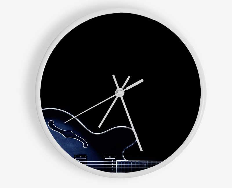 Guitar Electric Blues Clock - Wallart-Direct UK