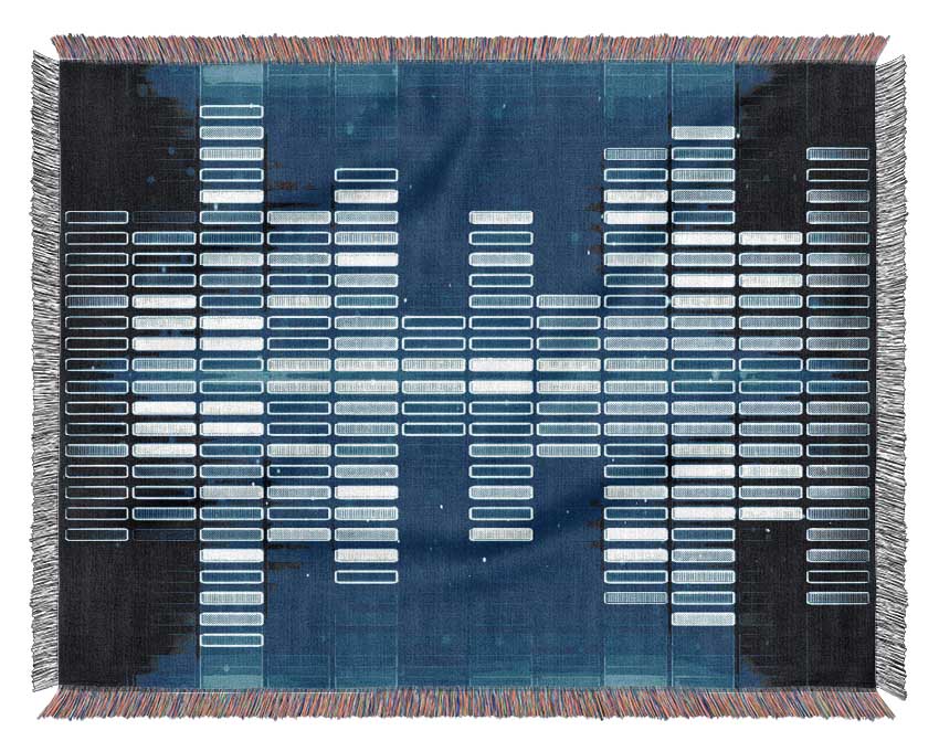 Sound Bar Blues Woven Blanket