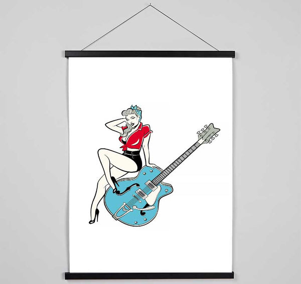 Blues Babe Hanging Poster - Wallart-Direct UK