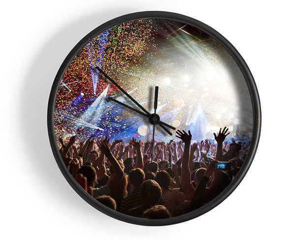 As The Crowd Goes Wild Clock - Wallart-Direct UK