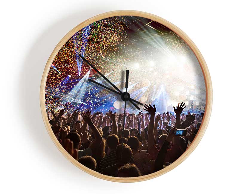 As The Crowd Goes Wild Clock - Wallart-Direct UK