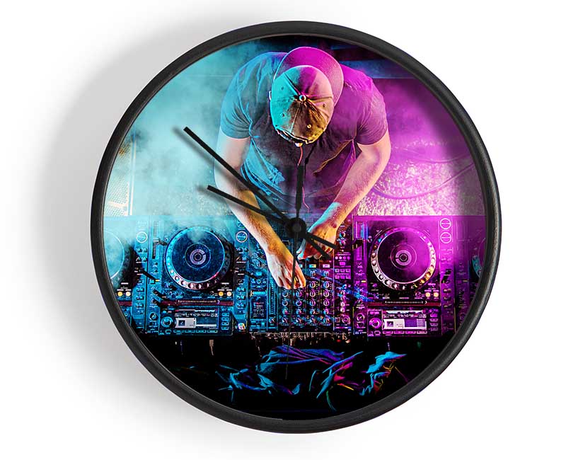 Double Deck DJ Clock - Wallart-Direct UK